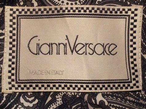 versace label history|vintage gianni Versace label.